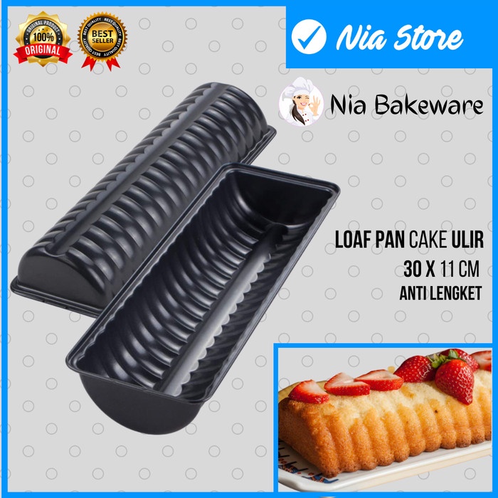 Murah Loyang Kue Anti Lengket Rectangle Pan Ulir 30 Cm Setengah Lingkaran Hot Sale