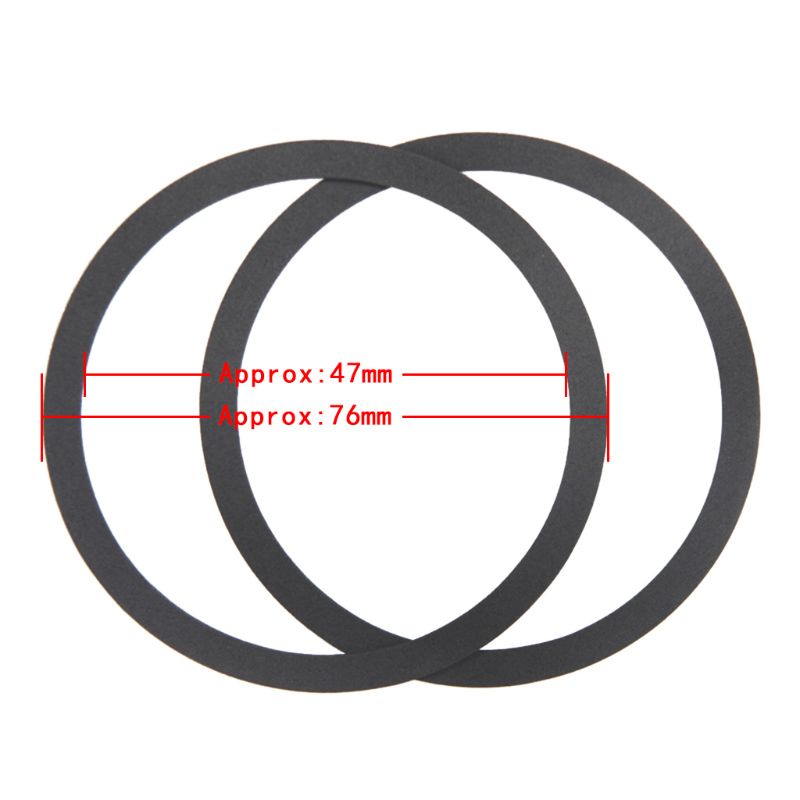 btsg 2Pcs/Pair 1/2/3/4/5/6/7/8/9/10/11/12 Inch Universal EVA Foam Speaker Shell Sealing Ring for KTV Sponge Edge Woofer Repair Accessories