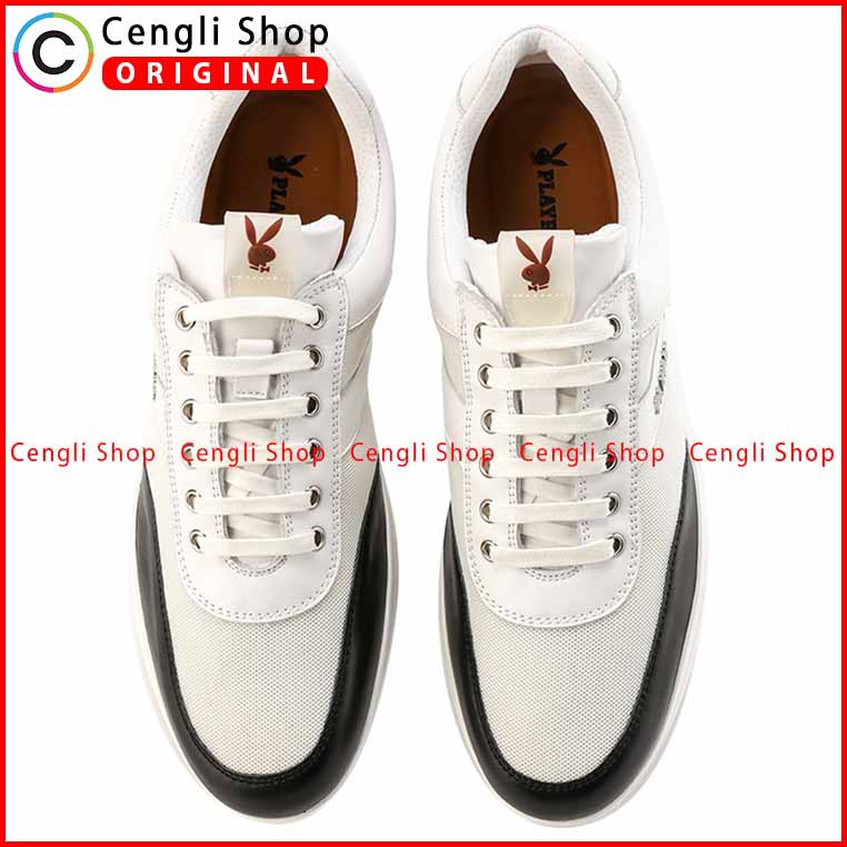 SEPATU PLAYBOY SNEAKER CASUAL PRIA ORIGINAL KULIT ASLI TERBARU PLJ9