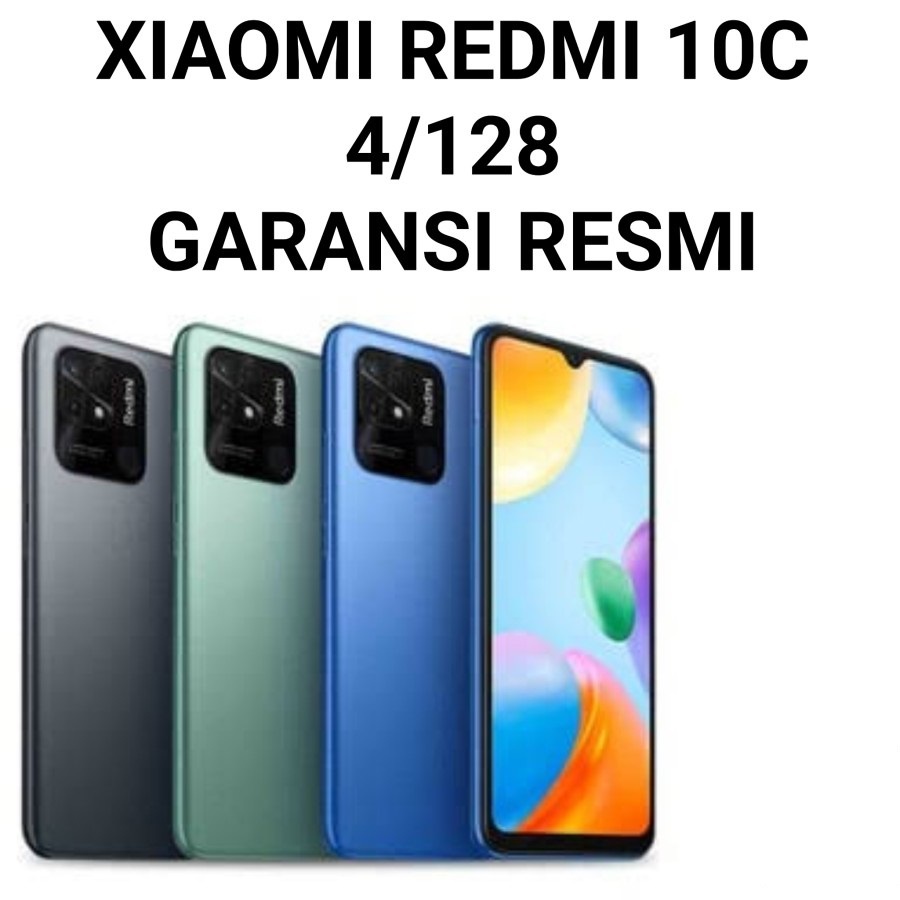 Xiaomi Redmi 10c 4/128 Ram 4GB Internal 128Gb Garansi Resmi