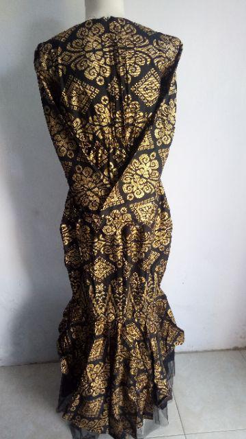Zola_batik Batik Couple Gamis Mermaid Pinilih Duyung