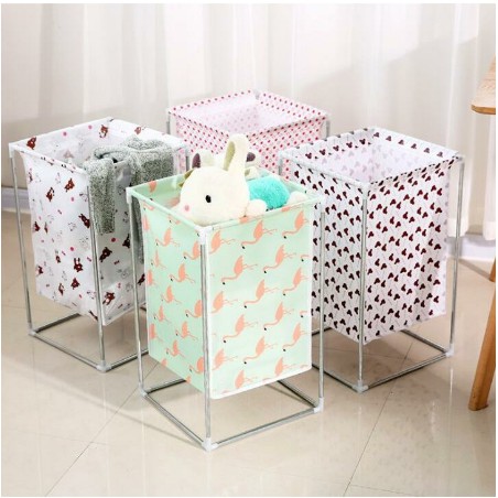 Laundry Bag Stand Multifungsi / Keranjang Baju Kotor Serbaguna A70