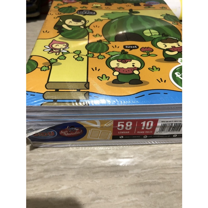 

Hemat Buku Tulis Sidu 58 Isi 10 Buku/Pak Murah