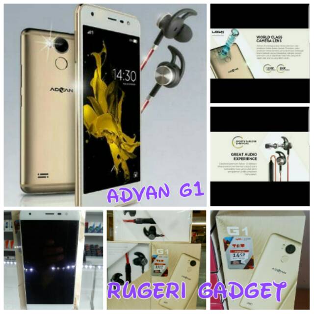 Advan G1 RAM 3GB Internal 16 GB Garansi Resmi 1 tahun Advan Indonesia