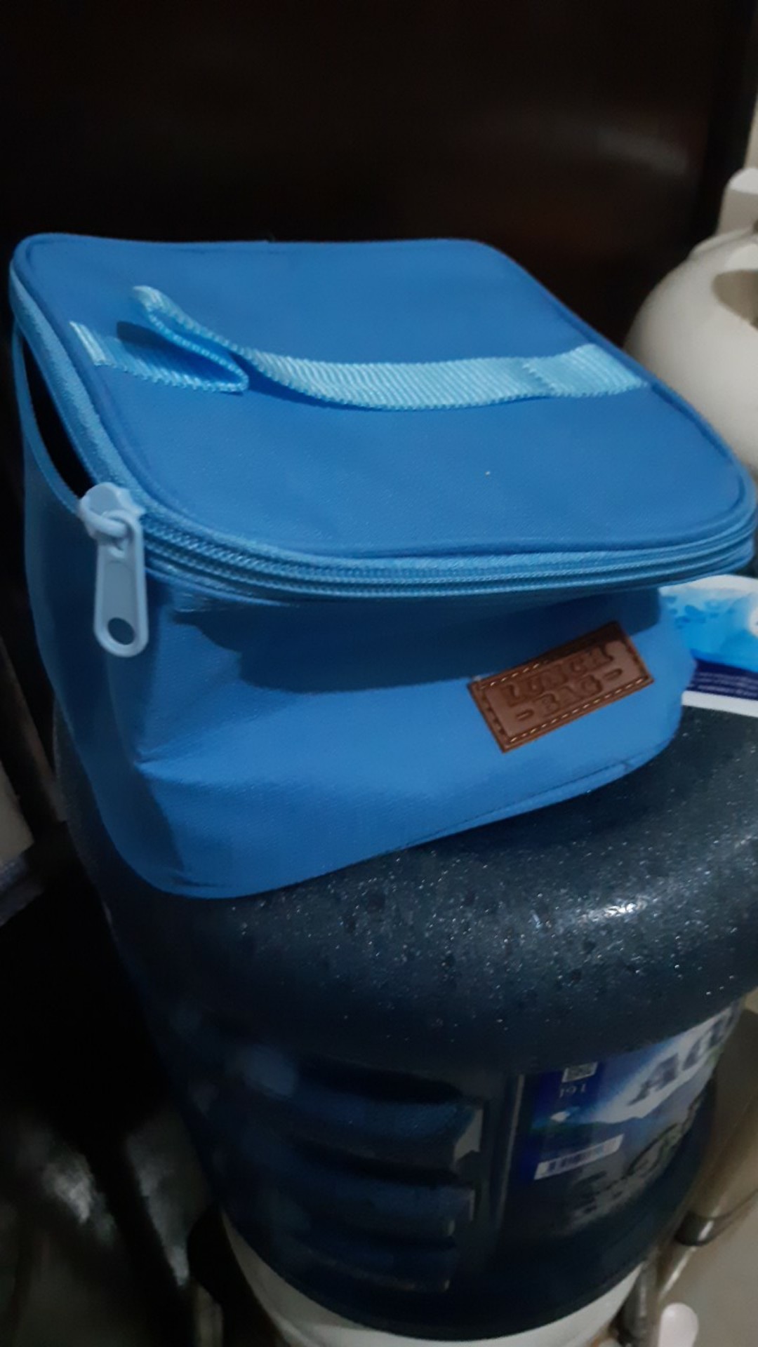 Tas Bekal Aluminium Foil Lunch Bag Makanan Cooler Bag Polos Tempat Penyimpan Makanan Lunch Box Set