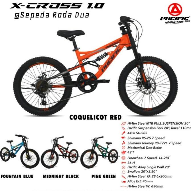 Sepeda Gunung / Mtb 20 Pacific X Cross 1.0 Goriandriko