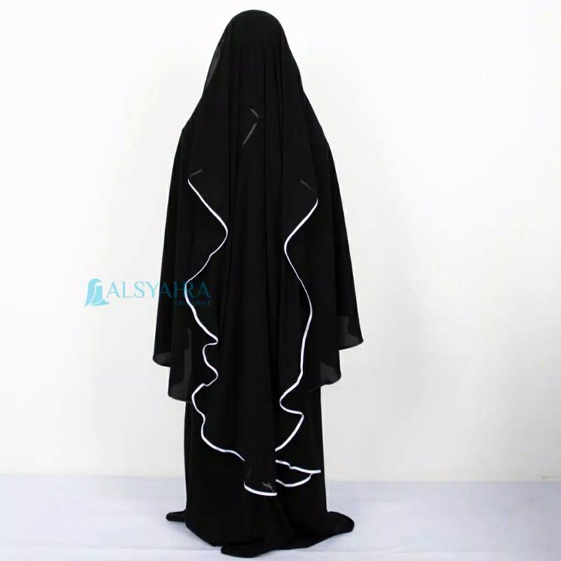 Niqab All In One Hijrah Size L 12 Style Alsyahra Exclusive