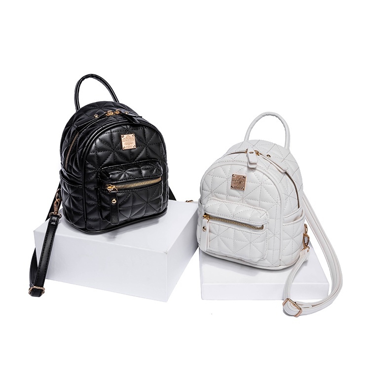 [HONYAN] Tas Ransel Wanita Import Backpack Mini Cewek Stylish Korea - Janet Backpack-8