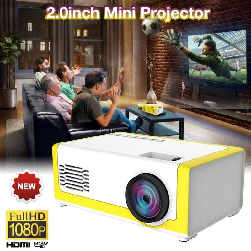 M1 - Portable Mini Home Projector - 50ANSI Lumens - Support Full HD