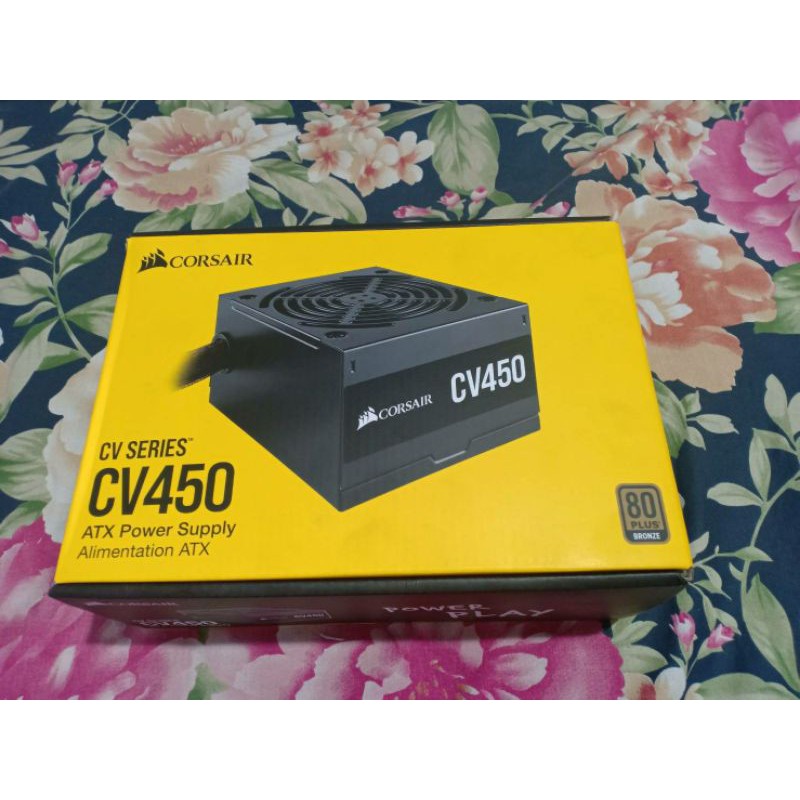 Corsair CV 450 80+ Bronze PSU Komputer murah second bekas gaming