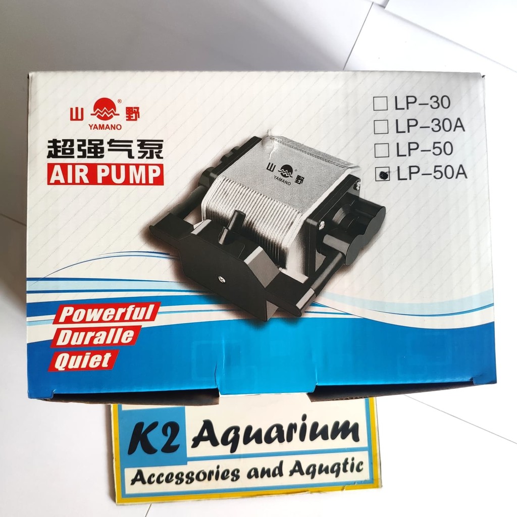 DISKON YAMANO LP 50A 50 pompa udara oksigen gelembung kolam aquarium