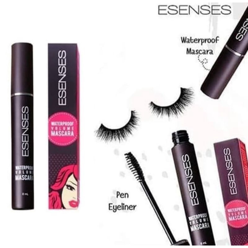Mascara Esenses &amp; Eyeliner Esenses Maskara Esenses Waterproof