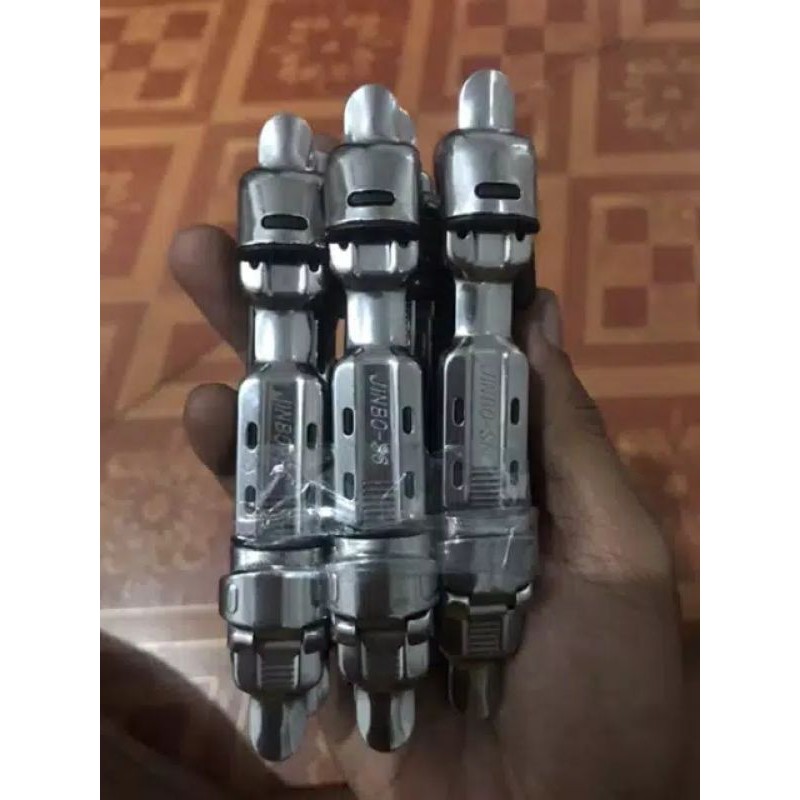 reel seat jepit jinbo s6 stainles....