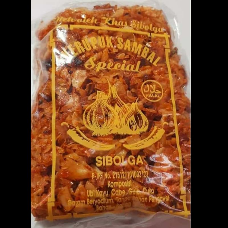 

KERIPIK TERI SAMBAL SIBOLGA/KERIPIK UBI/KERIPIK SAMBAL ISI 1KG