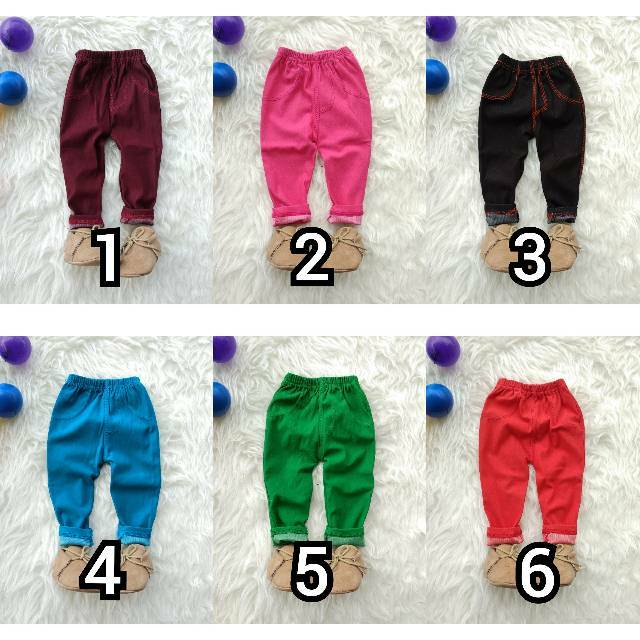 Leging denim bayi  size 0 1th Celana  bayi  murah legging  