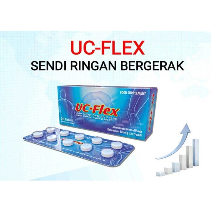 Kesehatan - Uc Flex Suplemen Kesehatan Sendi Uc-Flex 1 Box