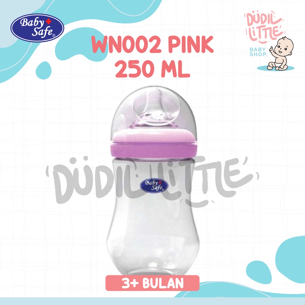 Baby Safe Botol Susu Wide Neck 150ml 250ml - WN001 - WN002