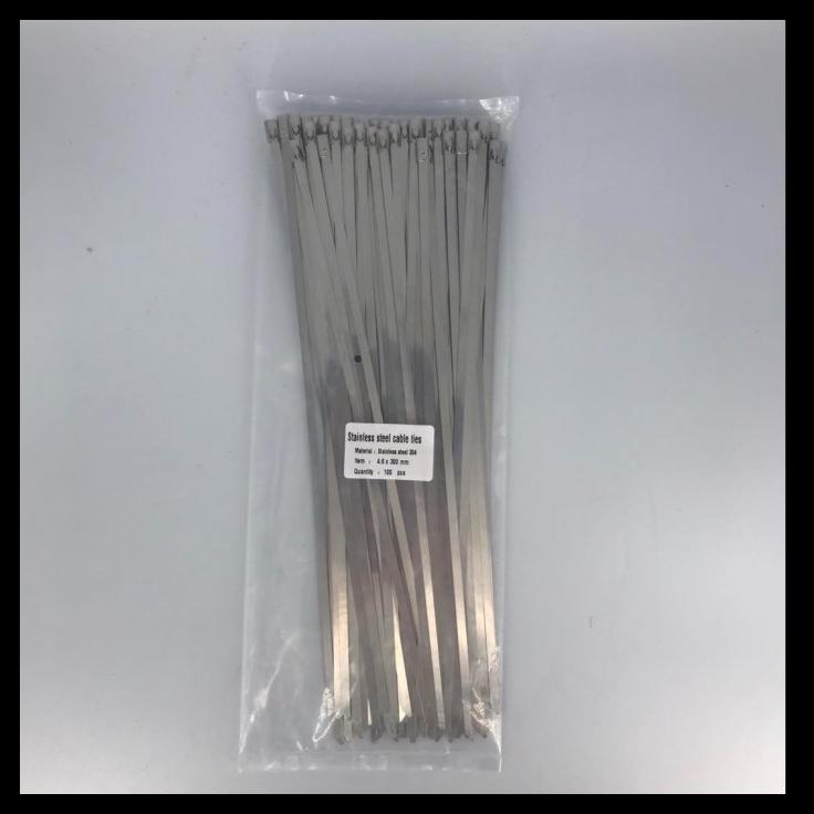 

BEST SELLER !!! 4.6* 300 STAINLESS STEEL KABEL TIES/CABLE TIE/KABEL TIE/DASI KABEL TERLARIS