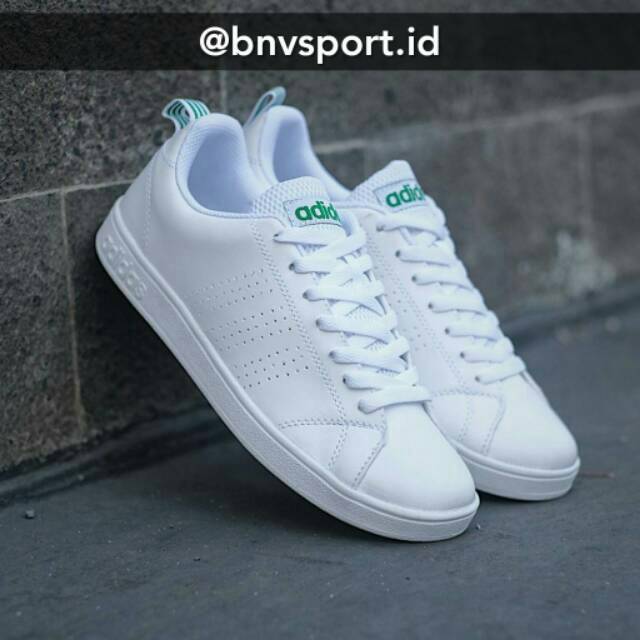 [BISA COD] Sepatu Adidas Neo Advantage White Green/FullWhite/Rose Gold