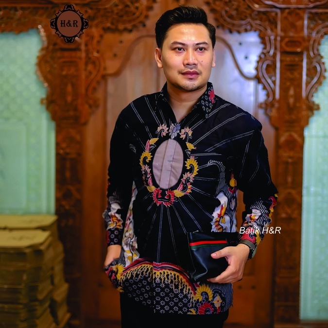 Baju Batik Pria Lengan Panjang Kemeja Batik Pria Batik Premium Kemeja Cowok Batik modern Baju Pria