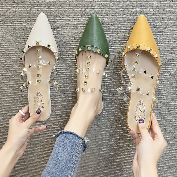 FD Sandal Heels kaca High heels Import Hells Kaca Pesta Elegan Sandal Tinggi Terbaru HI-015