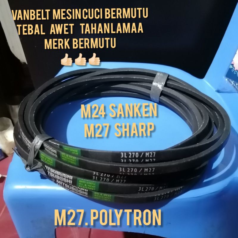 Vanbelt mesin cucu karet mesin cuci Sharp m27 dan m24