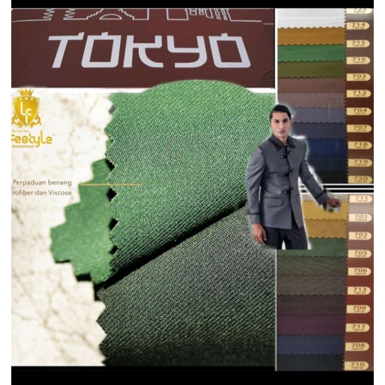 Kain Tokyo Jas Pemda dll