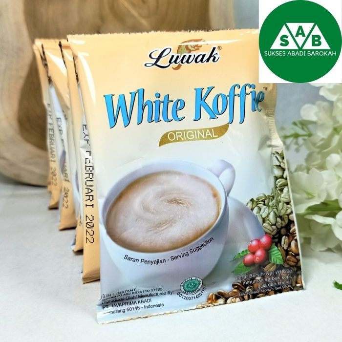 

Kopi Luwak White Koffie | Isi 1 enceng (10pcs) 20 gr