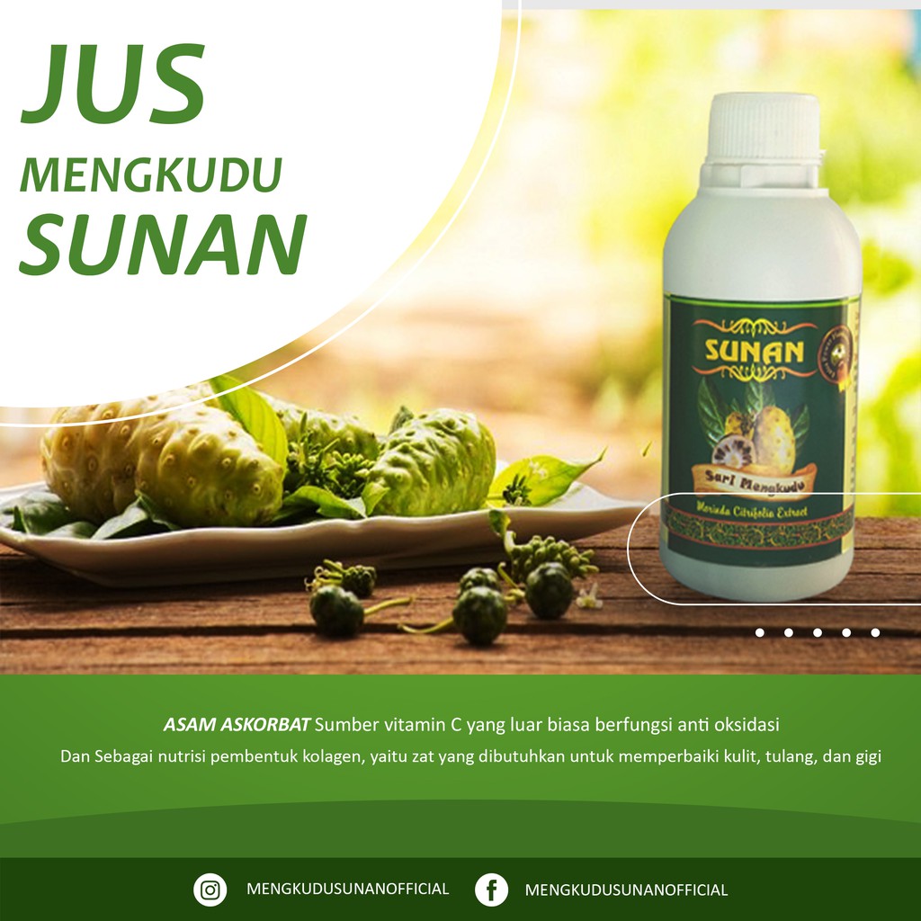 

JUS HERBAL MENGKUDU SUNAN di jamin Original 100%