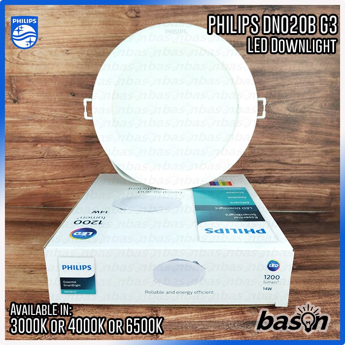 PHILIPS DN020B 14W G3 / 13W G4 LED12 6 inch / 150mm - LED Downlight