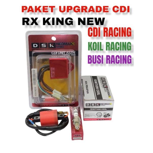 PAKET UPGRADE CDI RX KING NEW RACING UNLIMITED TENAGA NAIK 20%