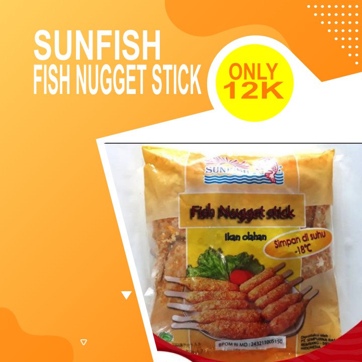 

SUNFISH Fish Nugget Stick 250gr