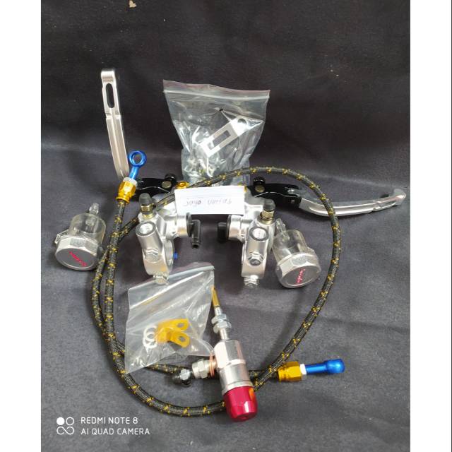 Master rem brembo hidrolik plus stut kopling hidrolik universal-rcb