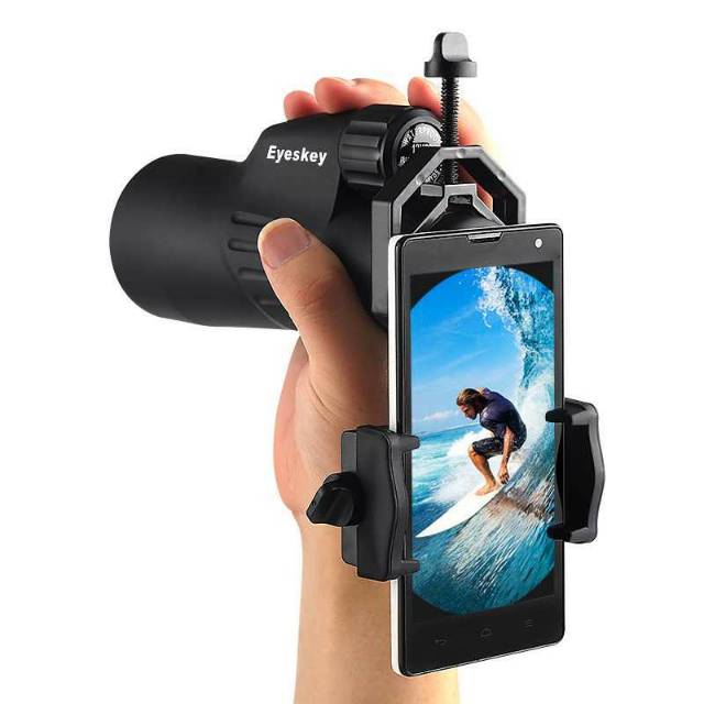 Smartphone Holder Teropong Binocular Monocular