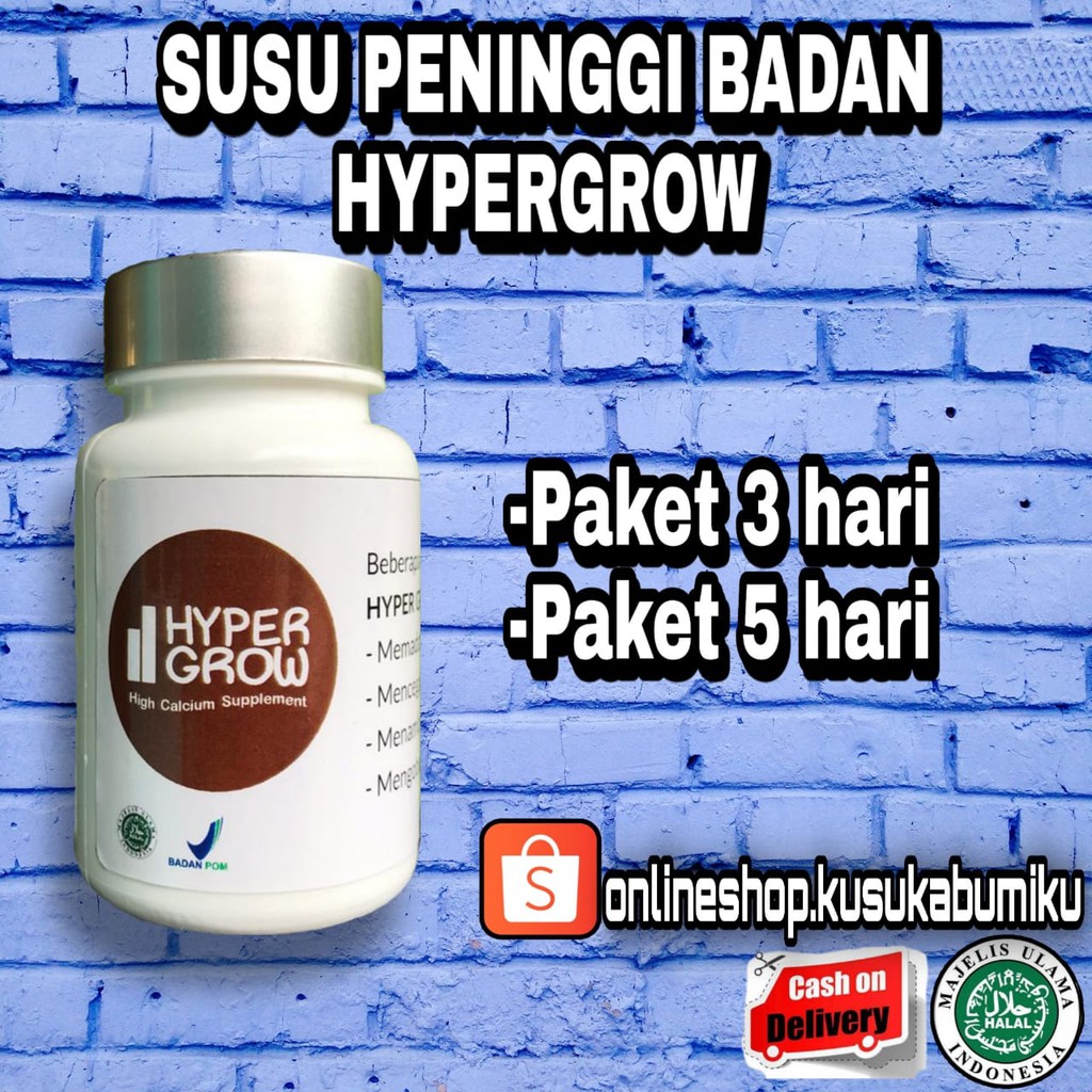 

HYPERGROW SUSU PENINGGI BADAN ORIGINAL - PENINGGI BADAN ORIGINAL - SUSU HYPERGROW