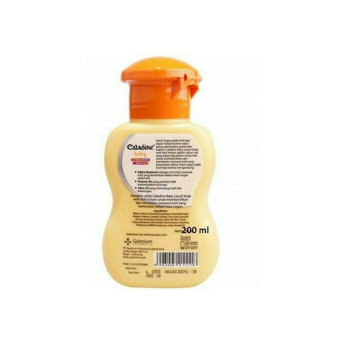 caladine baby liquid soap