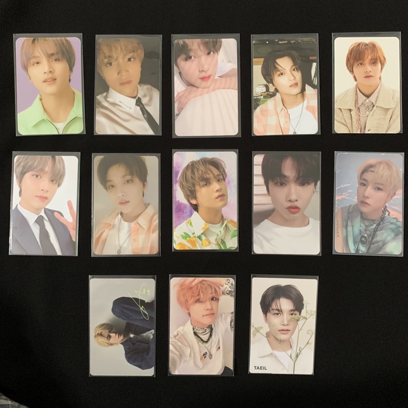 nct official photocard (haechan deco, cawall, boring, photosticker, yuta taeil natrep, chenle renjun