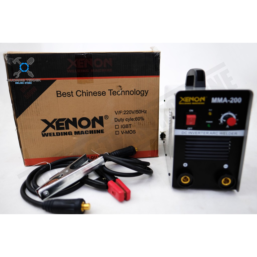 Mesin Trafo Las 200A XENON / Travo Las Inverter Xenon MMA 200 A