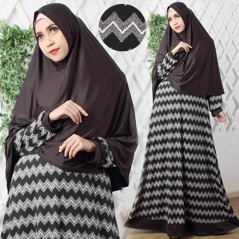 Promo Pusat Gamis Syari Vanilla Hitam   produsen konveksi grosir suplayer  Murah