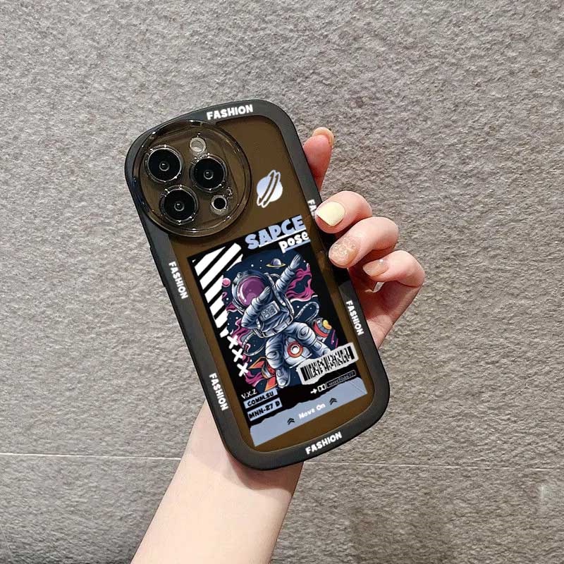 Soft Case Silikon Desain Astronot Untuk VIVO Y16 Y22 Y35 Y33S Y21T Y21S Y33S Y11 Y12 Y15 Y17 Y12S Y12A Y15S Y15A Y20S Y30 Y1 Y50I Y20S Y20S Y91C