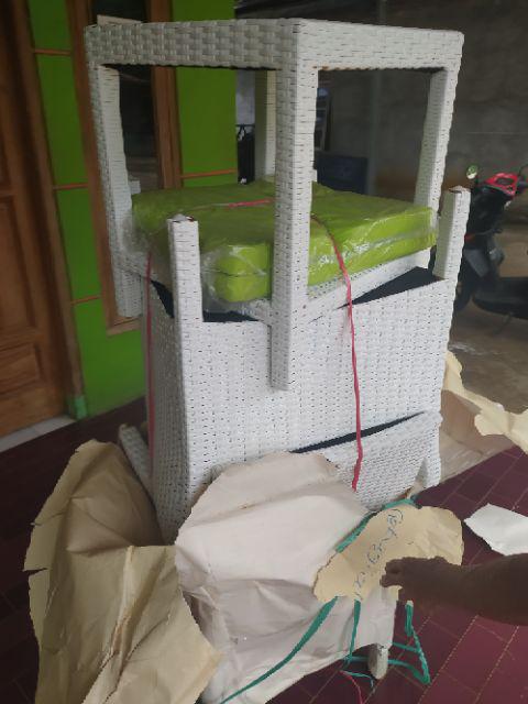 Kursi Teras Rotan Model Hawai