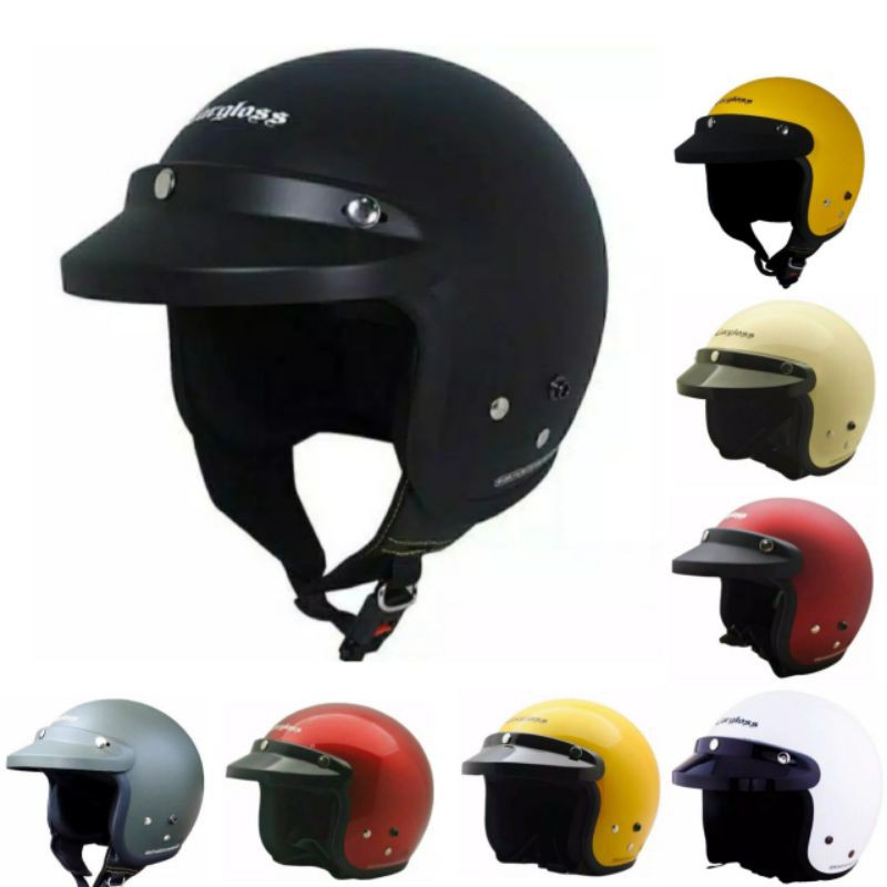 Helm Cargloss hitam doff CARGLOSS ORIGINAL CFM