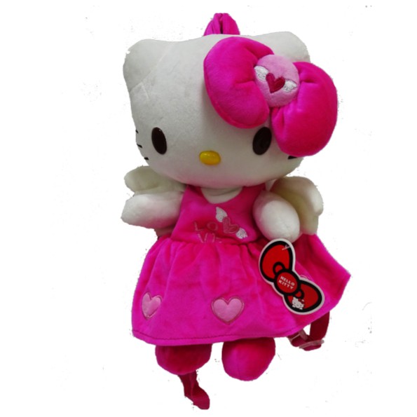 Sekawanmart Tas Ransel Anak Hello Kitty Import Bahan Boneka Full Body TERMURAH!!! ( 191142 )