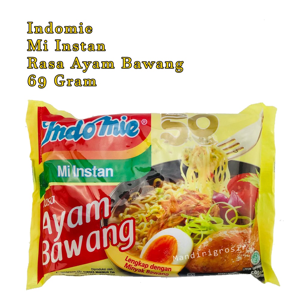 Mie Instan * Indomie * Ayam Bawang * 69g