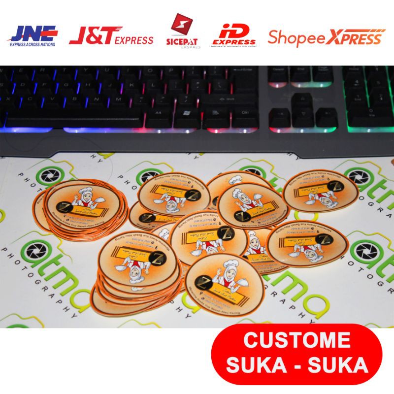 

Cetak Stiker Chromo Label Makanan Print Sticker Custom Kemasan Termurah
