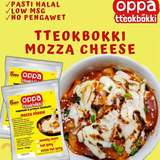 

Makanan Kekinian Korean Oppa Tteokbokki MOZZARELLA SMALL KECIL korea Topokki Mozzarella korean food