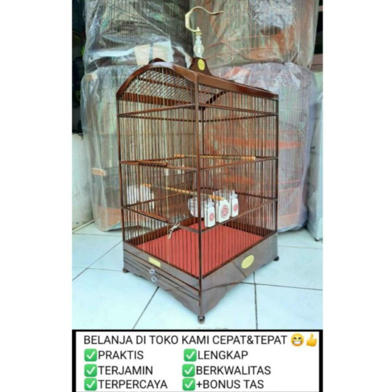 SANGKAR BNR PRESCUP UKURAN NO 2 BONUS TAS