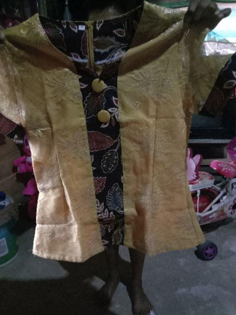 Couple Keluarga (sarimbit) Kebaya Set Brokat Parang Batik Solo Asli M L Xl Xxl Dijual Terpisah