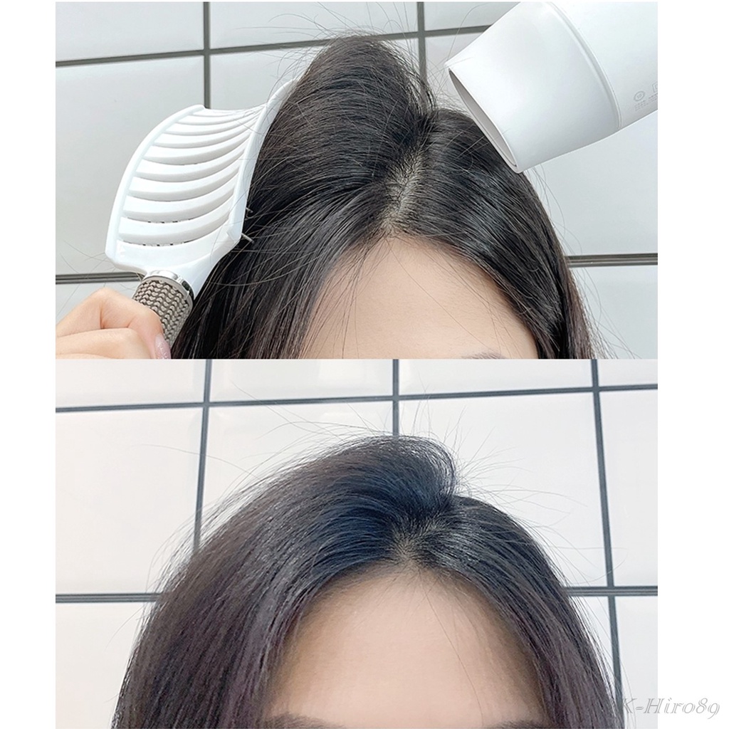 AK_Hiro89 Hair Brush / SIsir Rambut Bentuk Kotak dengan Gagang Bulat Magnet - YBS650