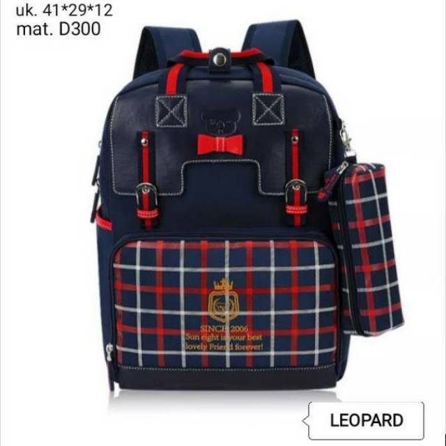 

Tas sekolah anak + bonus tempat pensil import